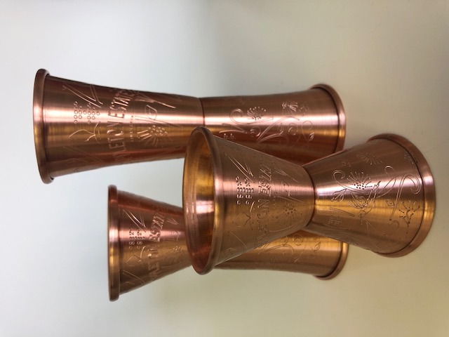 Copper Jiggers - Click Image to Close